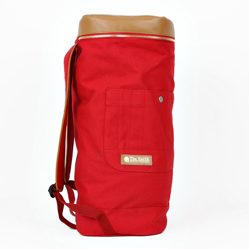CANVAS DUFFLE BAG RED